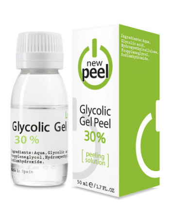 Гликолевый пилинг 30% / NEW PEEL Glycolic Gel-Peel 30% Level 1, 50 ml