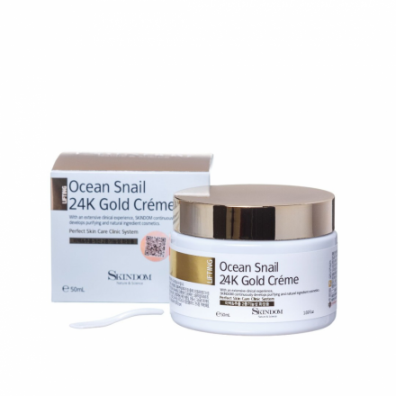 Крем для лица с экстрактом морской улитки и золота (Ocean Snail 24К Gold Cream)