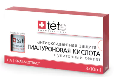 Гиалуроновая кислота, улиточный секрет /Hyaluronic Acid + Snail Extract/