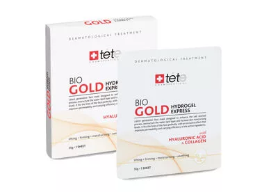 Коллагеновая маска моментального действия с коллоидным золотом /BIO Gold Collagen Mask